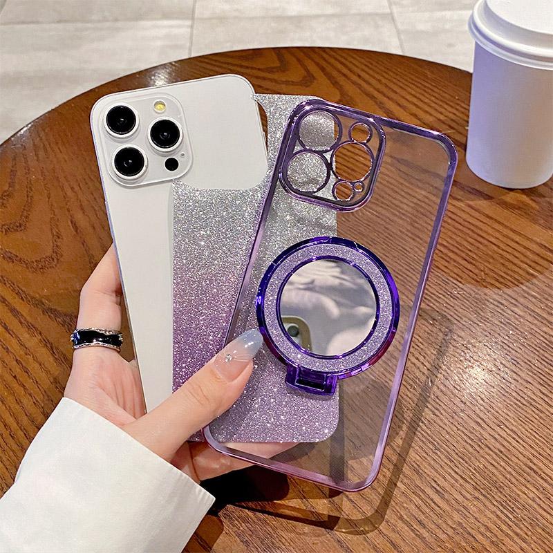 Mirror Luxury Glitter Case For Huawei Mate 30 40 50 6o Mate 60 Pro Plus P30 P40 P50 P60 Pro Bling Shockproof Soft Silicone Cover