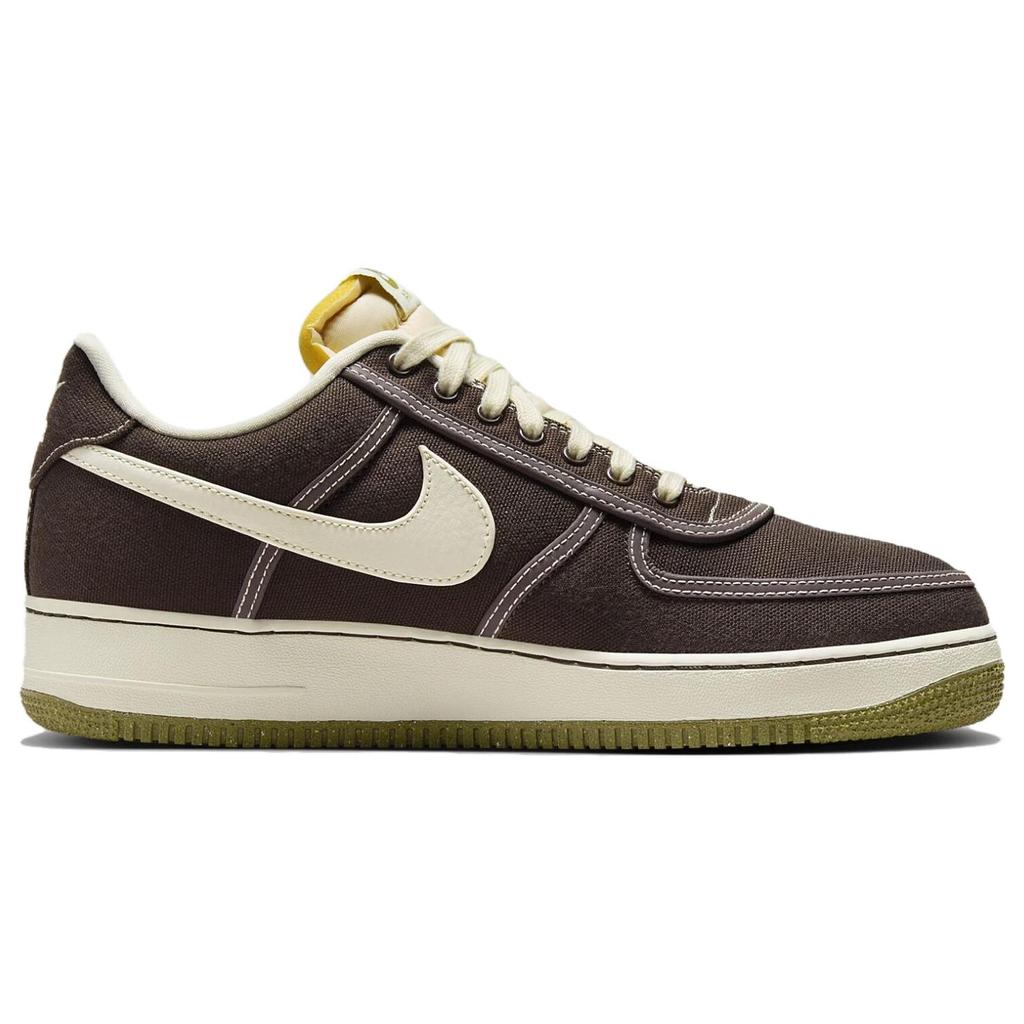 New Nike Air Force 1 Low '07 Prm Canvas Baroque Brown CI9349-201
