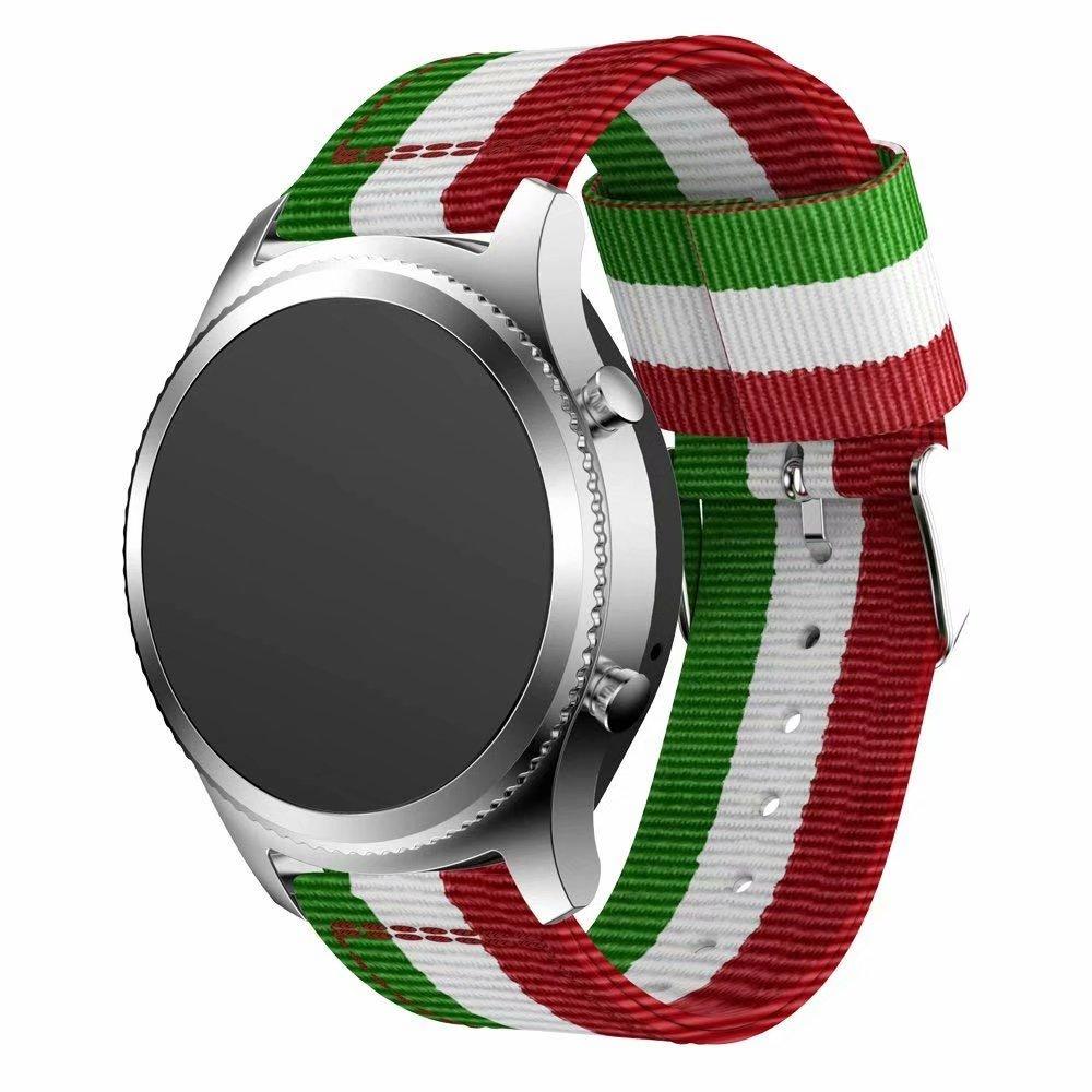 22mm 20mm Nylonový řemínek Pro Samsung Watch 7 6 5 4/Huawei Watch GT5-4-3/Amazfit Active 2/Bip 6/GTR Sportovní náramek Xiaomi Watch S4