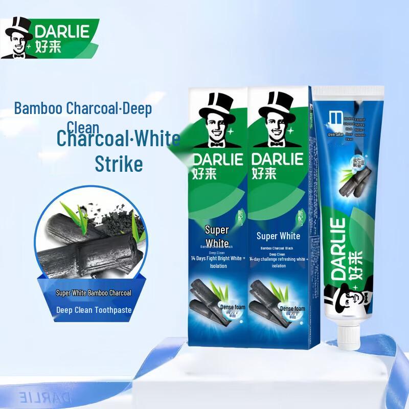 

Darlie Charcoal White Deep Clean Toothpaste - 2 x 140g