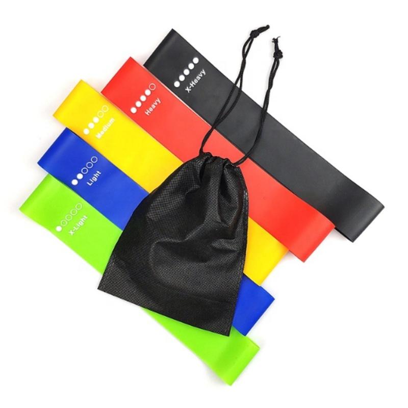 5Pcs Resistance Band Hip Band Hip Band for Legs Butt Stretching Exercise Band Heavy Resistance Rings Nonslip Circles Hip
