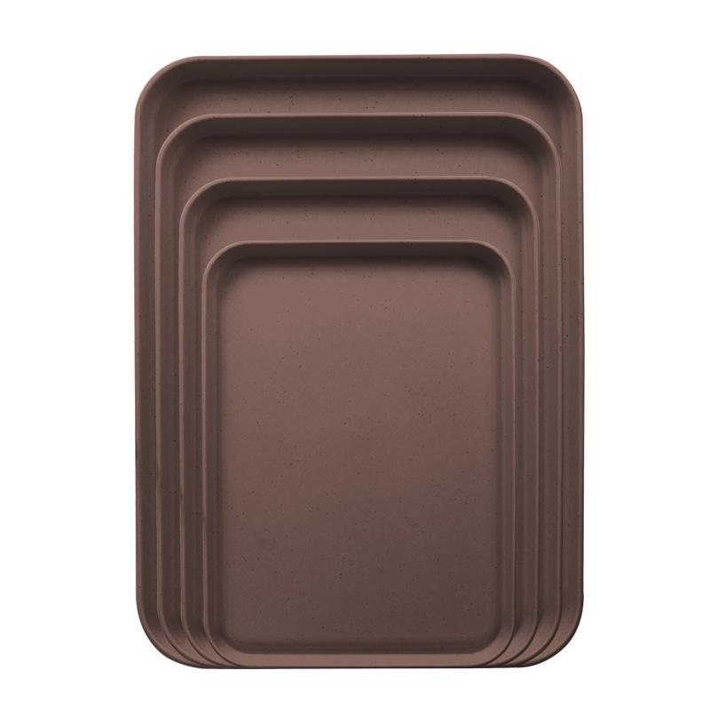 Plateau Rectangulaire en Paille de Blé pour la Maison, l'Hôtel ou le Restaurant - Idéal pour le Thé, les Collations et les Desserts