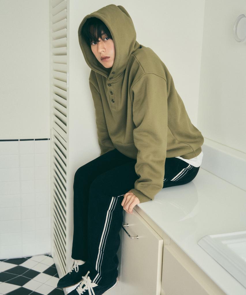 Wednesday Oasis Essential Line Track Corduroy Wide Pants_Black(W25-Pt34)
