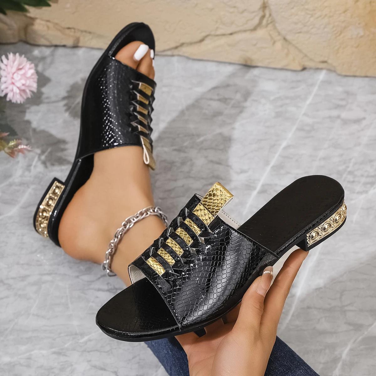 

Модные женские сандалии на платформе Новые весенне-летние сандалии на квадратном каблуке Пляжная модная обувь Женские сандалии с открытым носком на высоком каблуке Сандалии женские 42 чёрный