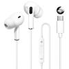 USB with Comfortable and Call Compatible with iPhone and Other Devices with a Port Type-C Earphones, Wired, In-Ear, High-Resolution Audio, Microphone,