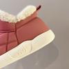 Women's shoes winter bag and indoor cotton slippers piled and thickened warm one-pedal non-slip and snow-proof cotton shoes