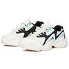 New ANTA Chunky Sneakers Women's Low top Ivory White/Black/Blue 122028825R-4