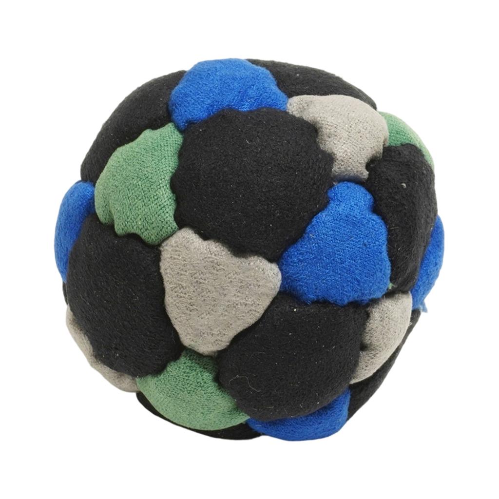 Soft Plush Footbag for Indoor Outdoor Use Durable Fabric Ball for Kicking Tossing and Catching Play Activities