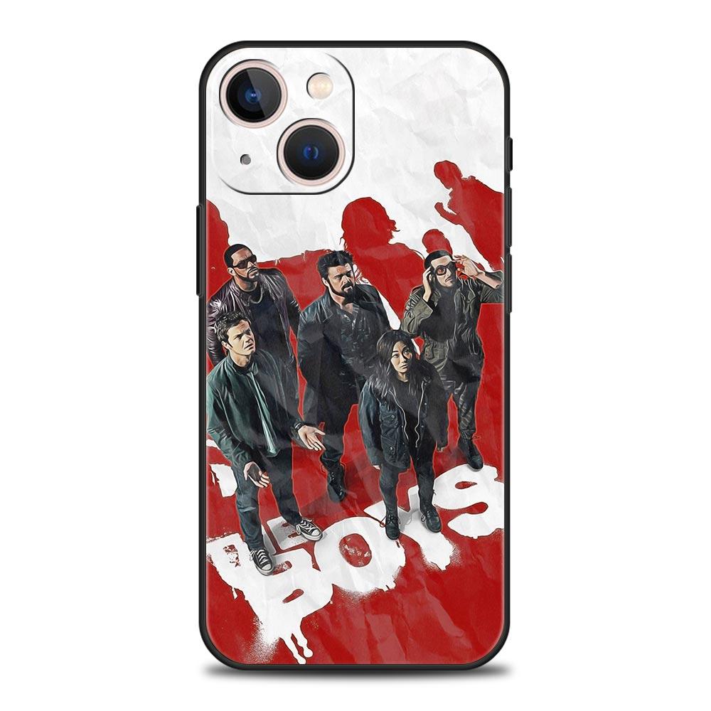 

The Boys TV Series Phone Case For iPhone Apple 14 13 12 11 Pro Max Mini XR XS X SE 2020 7 8 Plus Cover Black Shell Coque Funda iPhone 12Pro Max