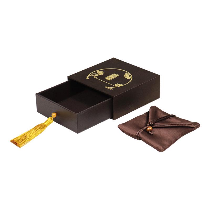 Heritage Series Gold Tassel Jewelry Box for Bracelets, Necklaces, and Jade Pendants