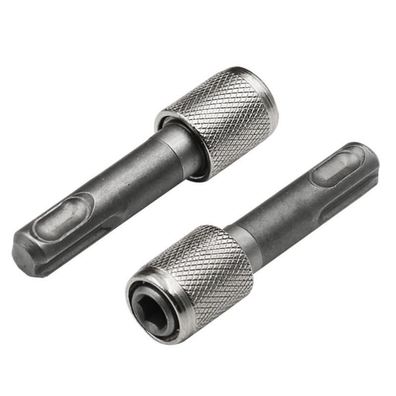 

2Pcs Hammers Sleeve Power Drill Socket Adapter Bit Hexagonal Drill Nut Driver Shank 1/4inch Connecting Rod Head Extension 1