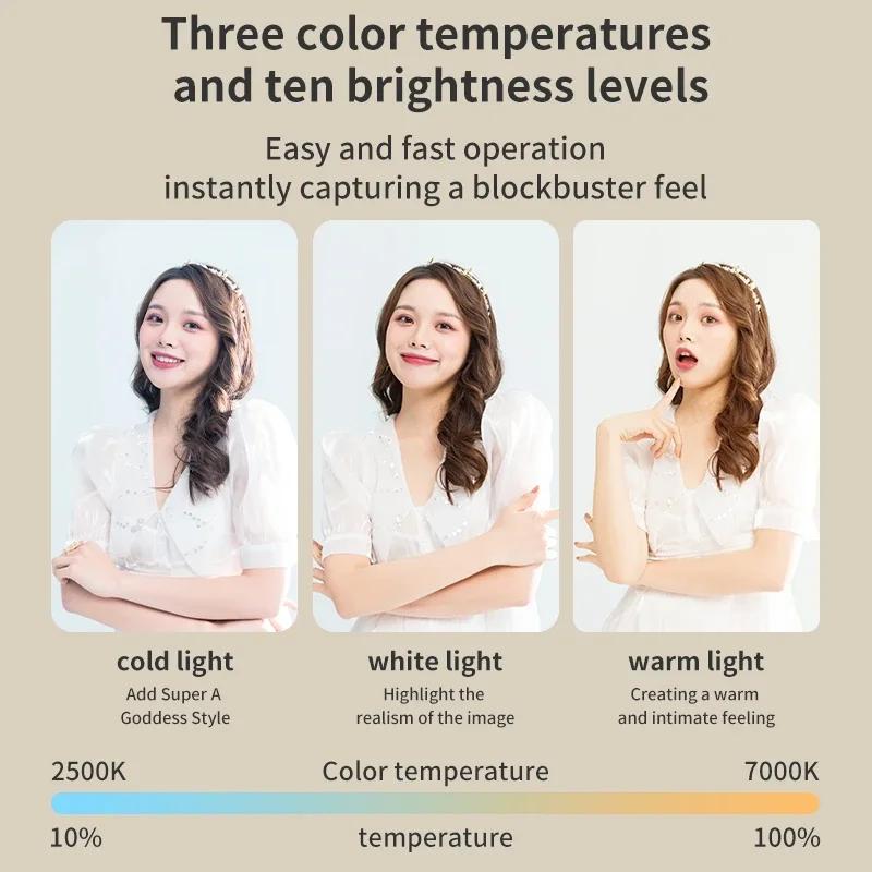 Mini LED Smartphone Selfie Lumière d'appoint 3 Modes Luminosité Réglable Clip Lumière Vidéo Portable Pour Lampe de Photographie Photo Vidéo