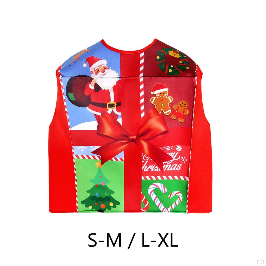 Kids Christmas Costume Cartoon Present Cosplay Apparel for Holiday Carnival