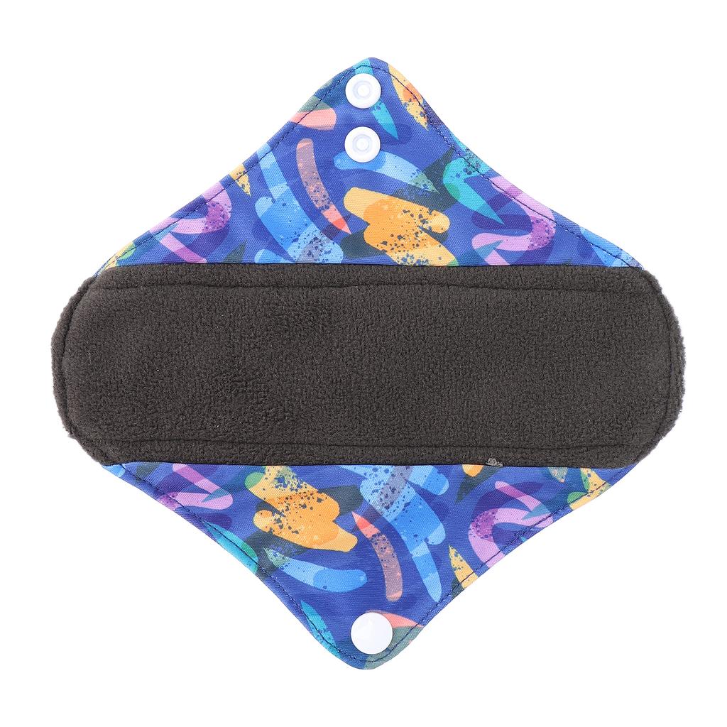 Absorventes higiênicos reutilizáveis laváveis de pano de carvão de bambu à prova de vazamentos absorventes higiênicos para mulheres SG46