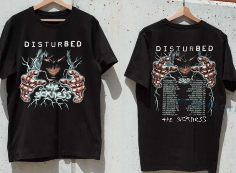 Rock the Disturbed Look The Game Sickness 2026 Tour T-shirt size S-5XL