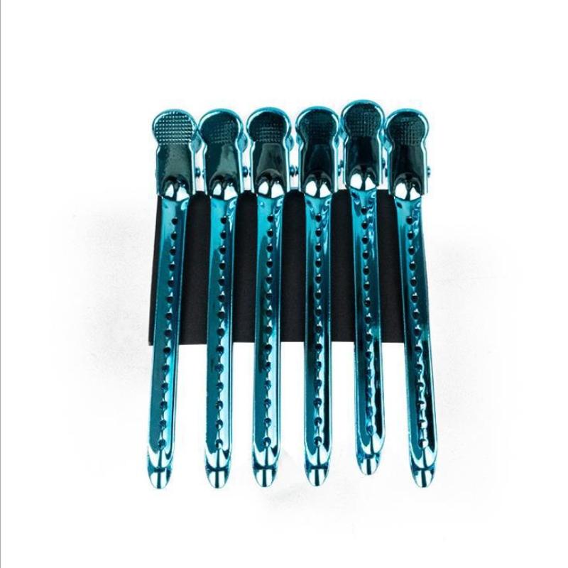 12pcs Salon Professional Hair Clips  Alligator Hair Clips Duckbill Sectioning Clamps Styling Wave Tool for Barber Hair Accessory
