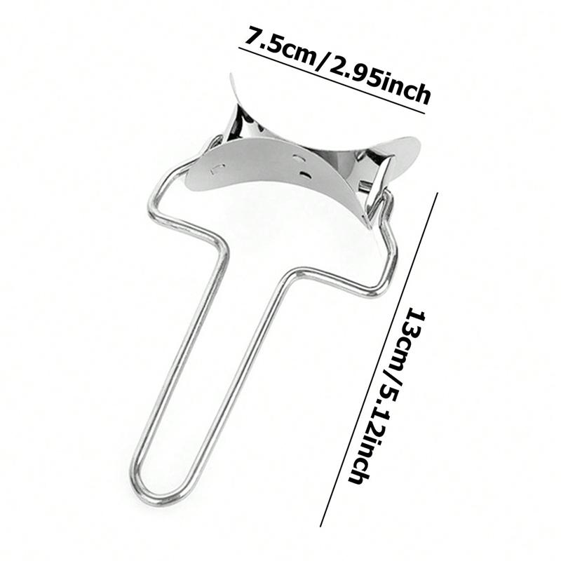 Stainless Steel Dumpling Mold Dough Press Wrapper Pastry Mould Shaper Rolling Pin Household Kitchen DIY Tool Accessories TMZ