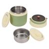 Pote Térmico para Alimentos com Isolamento a Vácuo Aço Inoxidável 304 Portátil Marmita Térmica com Hashi e Colher para Adultos