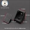 Diswei L-Shaped Plastic 90° Corner Bracket for Shelves and Cabinets