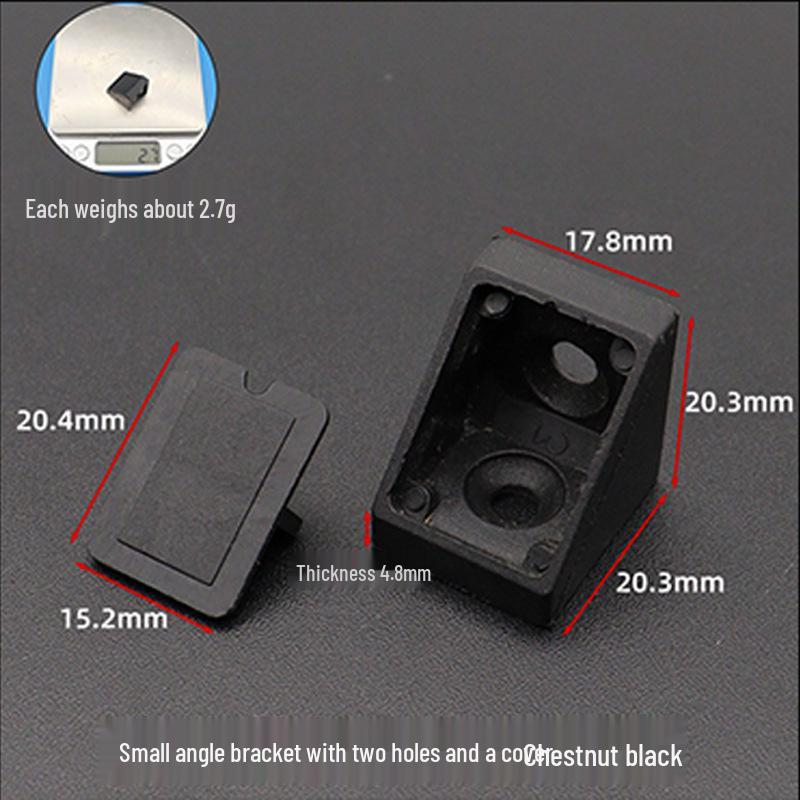 

Diswei L-Shaped Plastic 90° Corner Bracket for Shelves and Cabinets