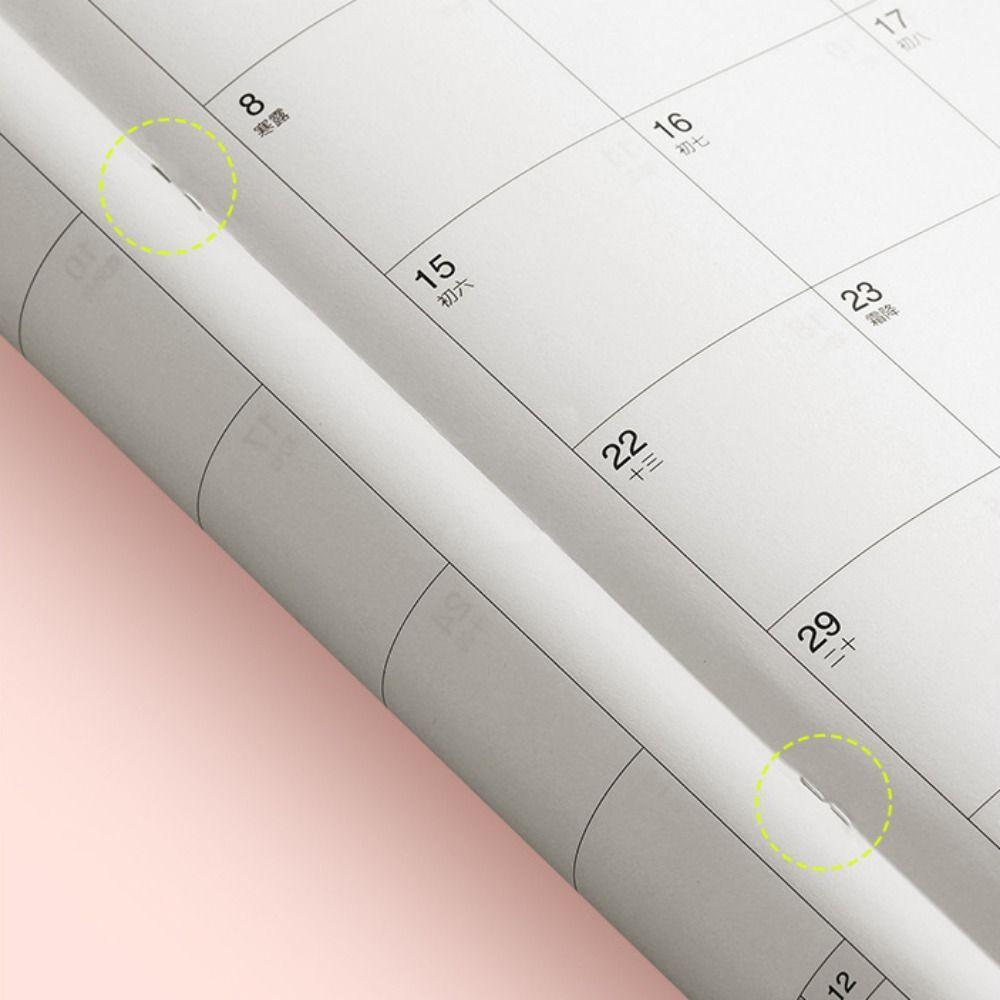 A4 A5 2026 Schedules Notebook 24 Sheets Learning Plan Planner Notebook Work Efficiency Life Check-in 2026 Calendar Planner