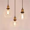 Nordic Retro Glass Pendant Light for Kitchen, Bar, Living Room, or Coffee Shop.
