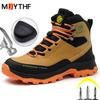 Winter Shoes Safety Boots Men Fashion Work Boots Steel Toe Shoes Puncture-Proof security Protective Boots Indestructible Shoes