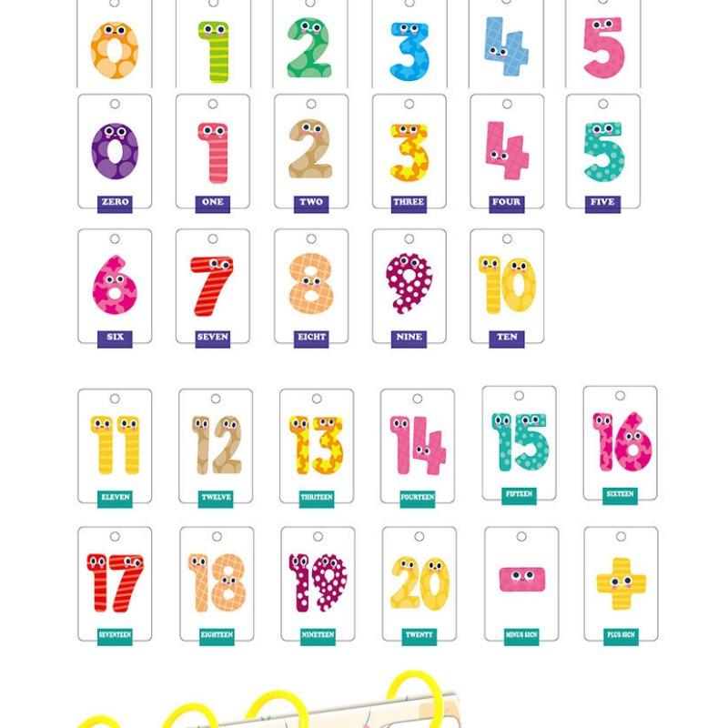 Children Desktop Number Addition And Subtraction Math Early Education Cognitive Cards