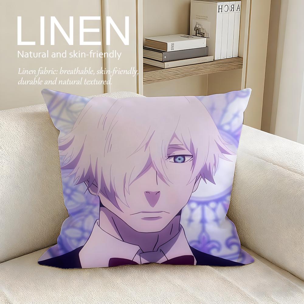 

Mystery Death Parade Cushion Cover Pillowcase Set Pcs x x Breathable Washable Sofa Cushion Cover 30X30cm