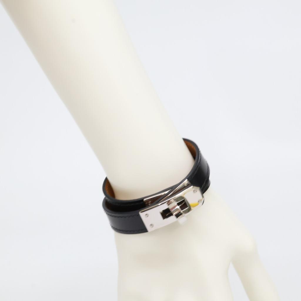 HERMES [Excellent Condition] Kelly Double Tour Z-stamped Box Calf/Swift Leather Bracelet T2 blackUsed
