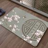New Chinese style Door Mat Diatom Mud Bathroom Floor Carpet Water Absorbing Quick Drying Non Slip Kitchen Rug Home Decor Doormat