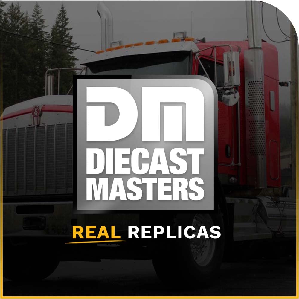 DIECAST MASTERS Maßstab 1/50 Kenworth T880 SBFA Tandem-Zugmaschine mit Schubachse in Metallic-Weiß (71058)