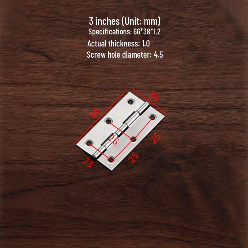 Mini-Scharniere aus Edelstahl für Koffer, Geschenkboxen, Holztüren und Schränke