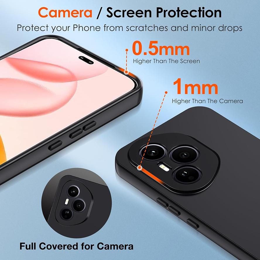 Matte Silicone Soft Case For Huawei Honor 400 200 90 70 Lite Pro Solid Black Ultra Thin Shell Honor400Lite Frosted Cover
