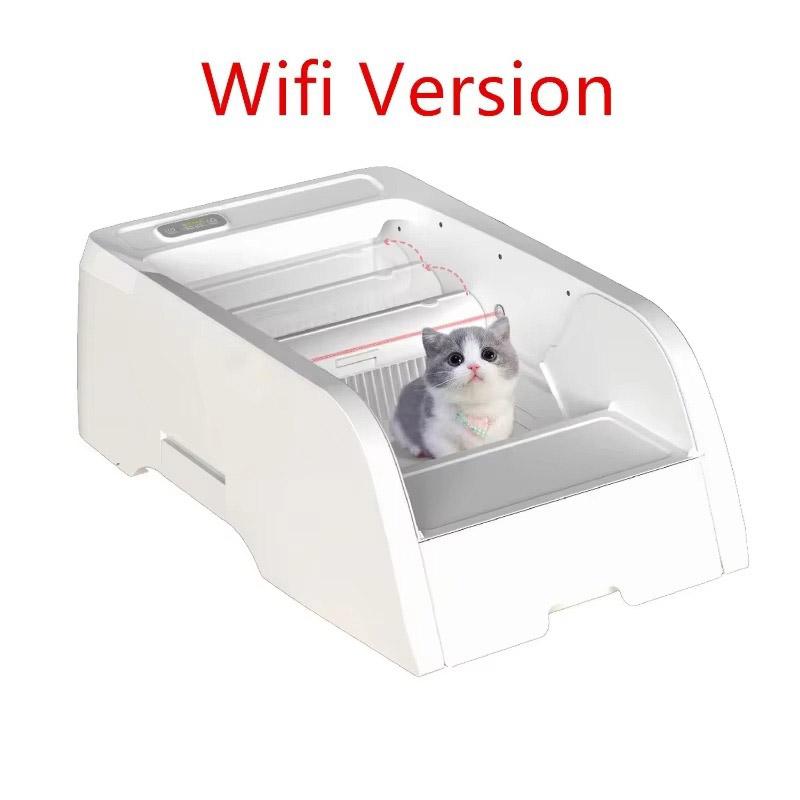 

Self-cleaning Cat Litter Box Electric Automatic Cat Tray Open Ended Infrared Sensor Multiple Cat Suitable for Large Cats Product