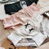Women Panties Cute Ice Silk Briefs Lace Edge Sexy Low-rise Women's Underwear