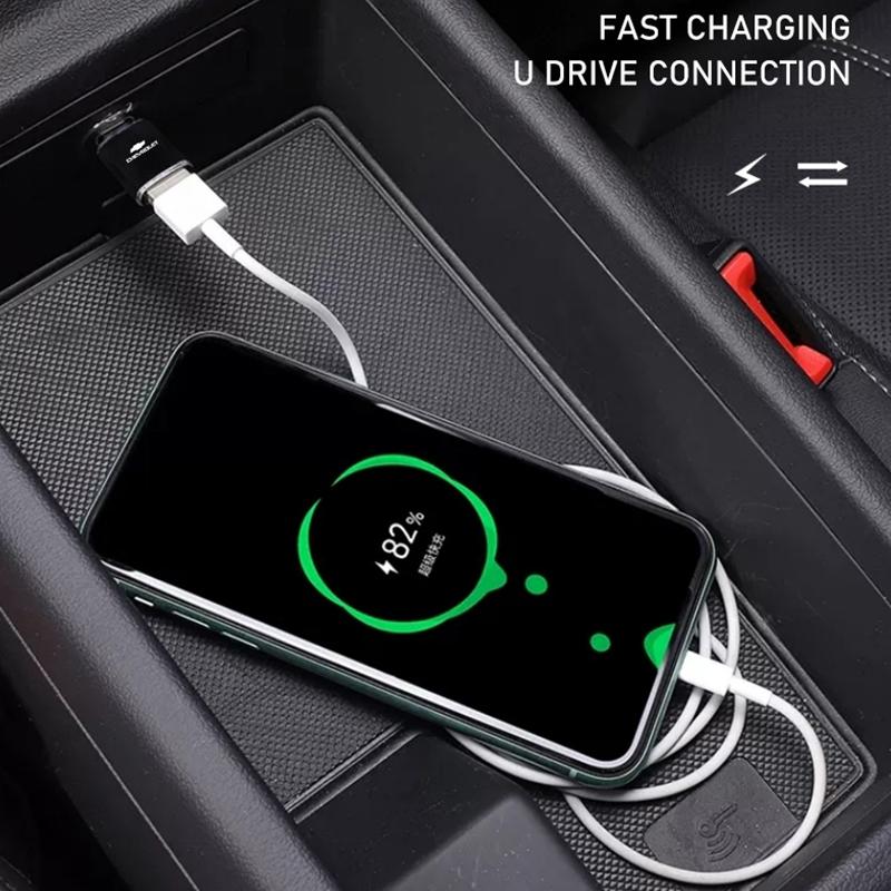Adaptateur de câble de données USB vers Type-C Port haute vitesse Accessoires pour Chevrolet Corvette Montana TrailBlazer Silverado Traverse Camaro
