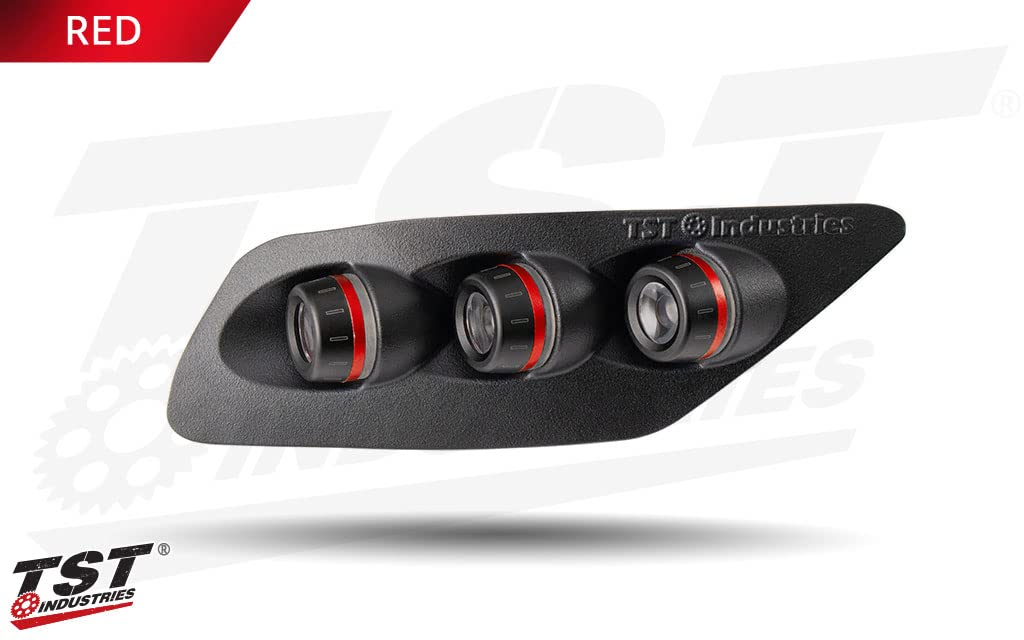 TST Industries BMW S1000RR LED Tail Light with Integrated Turn Signals (19-22) (Red) 20BMWS1KINT-R