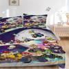 Mario Kart Space Race Print 3Pcs Bedding Setduvet Cover With 2 Bedropillowcase Home Birthday Gift
