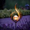 Outdoor Solar Hollow Flame Decorative Light Garden  Light