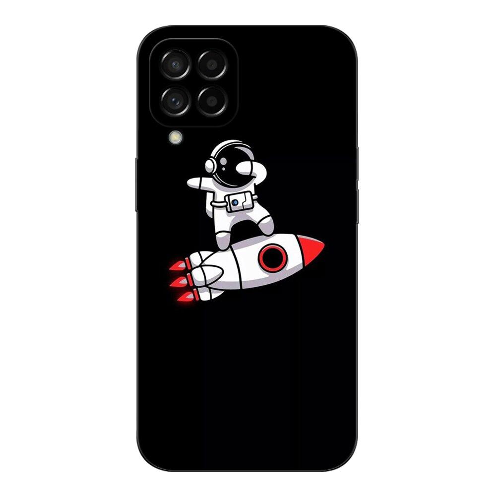 For Samsung Galaxy M53 5G Case Phone Back Cover M 53 m536 Case Soft Silicone Black Tpu Case cute funy