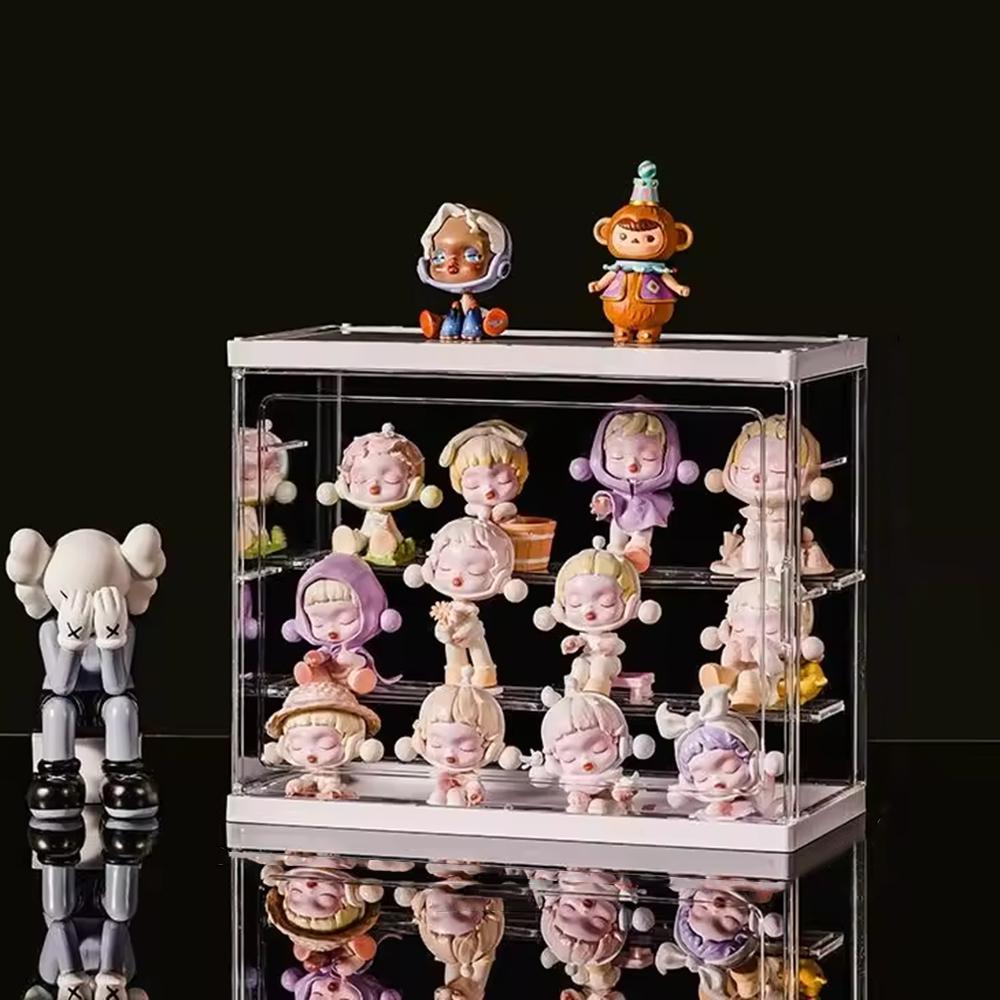 Blind Box Storage Display Rack Bubble Mart Transparent Acrylic Doll Display Box Handmade Doll Storage
