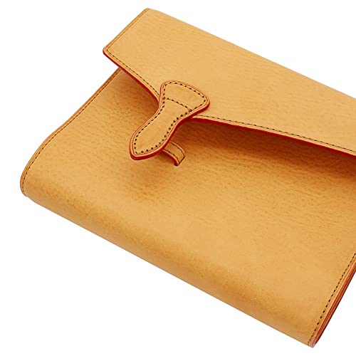 Brelio System Planner, Bible Size, Minerva Box Ring, 20mm Diameter, Belt Flap, Natural, 593