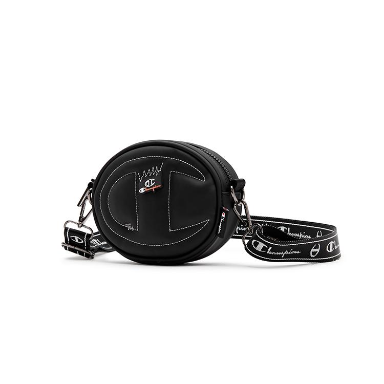 New Champion Synthetic Leather, Textile Crossbody Bag Regular Unisex Dark Gray/Black/Dark Red U4BACPU25