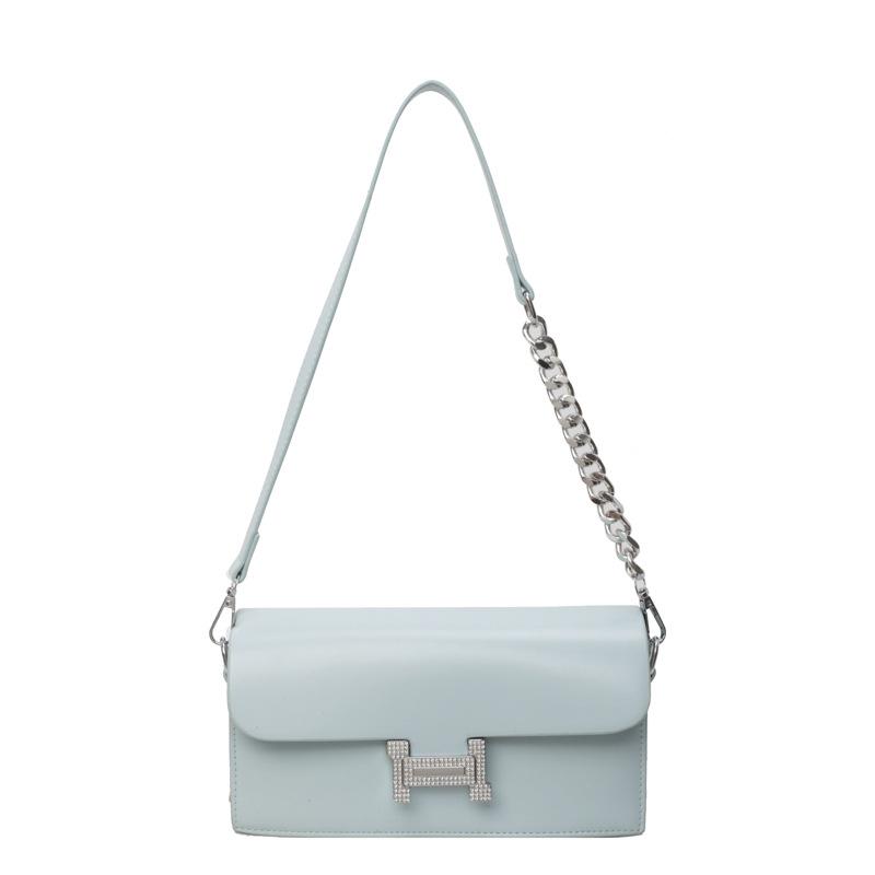 Novo estilo para primavera e verão Bolsa versátil de axila para mulheres Bolsa de ombro texturizada