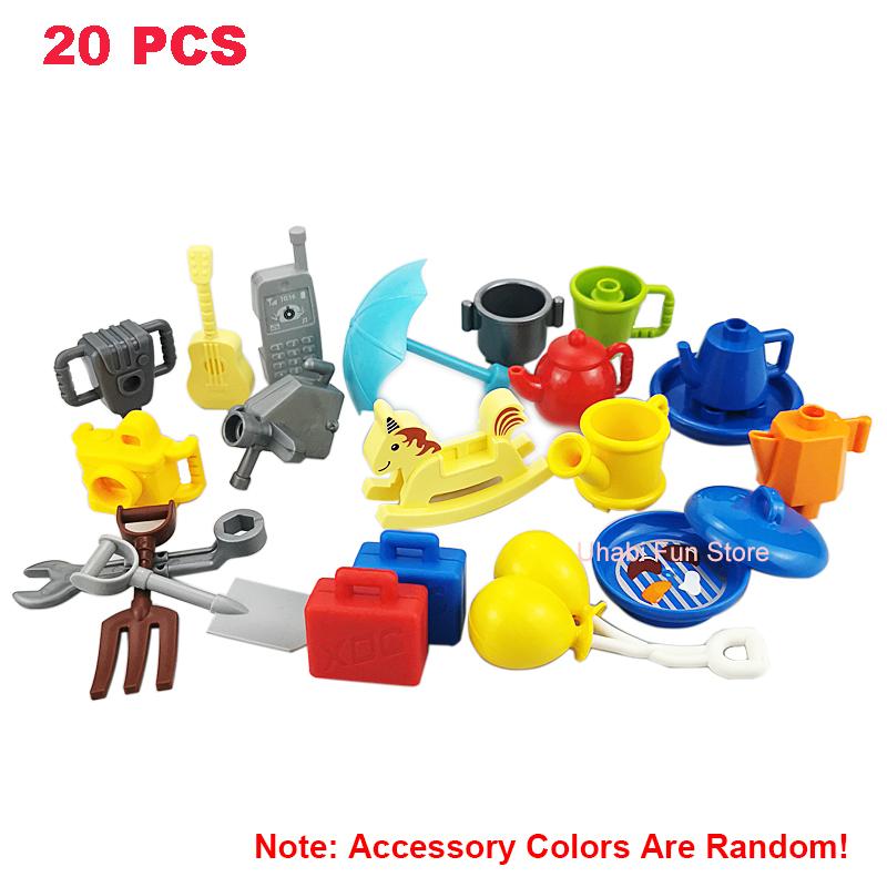 Big Building Blocks House Architecture Window Wall Roof Furniture Series Scene Accessories Assembly Children's Educational Toys