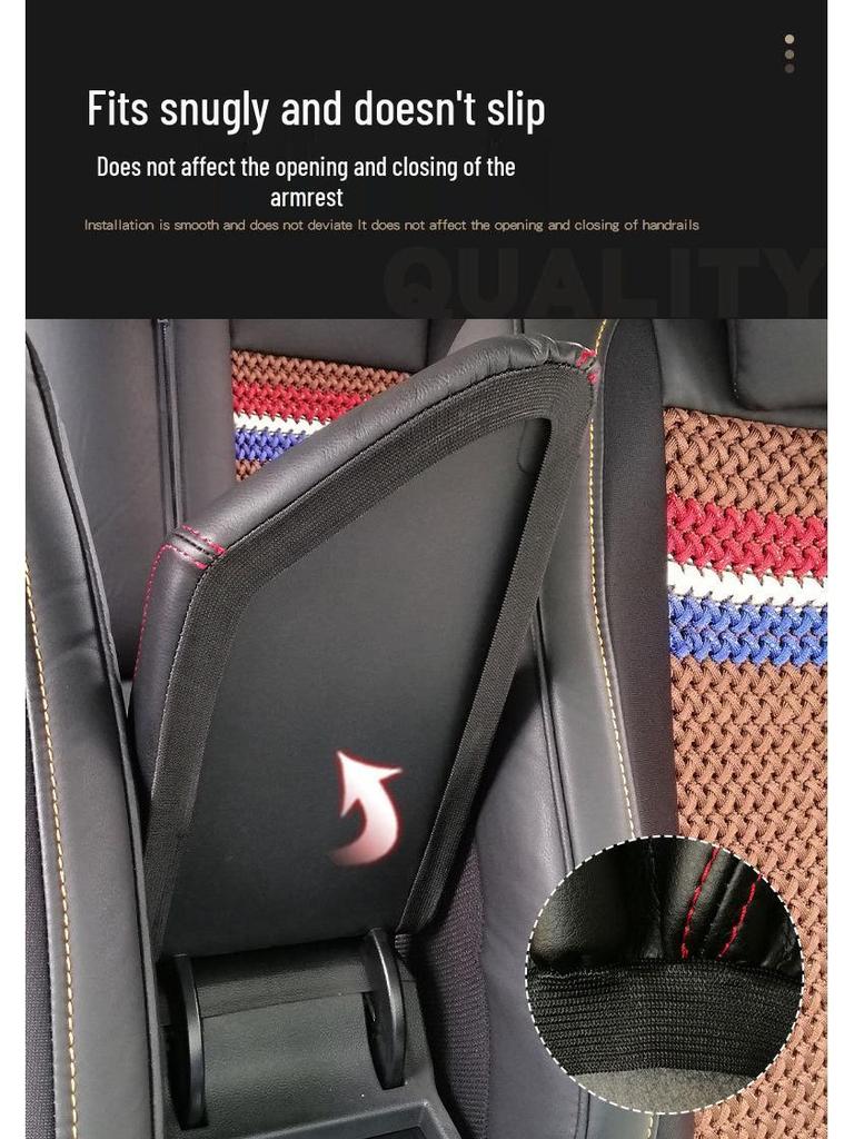 Kompatibilní kožený kryt loketní opěrky pro 2019-2021 Volkswagen Bora Legend šikmá hlava