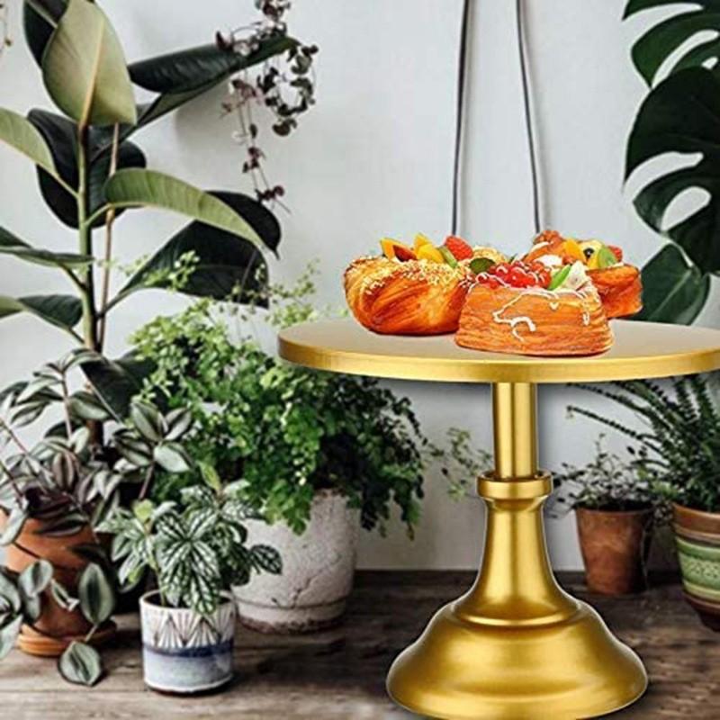 20/25/30CM Birthday Wedding Metal Iron Cake Stand Round Seat Nordic Dessert Table Decoration Display Stand Cake Tray