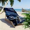 Tennessee Titans Print Beach Towel, Large Soft Quick Dry Towel for Beach Camping Swimming