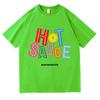 BABYMONSTER HOT SAUCE Tour Tshirts Summer Short Sleeve Male Tshirts Hip Hop Unisex Streetwear Oneck Unisex Aesthetic Clothin Tops